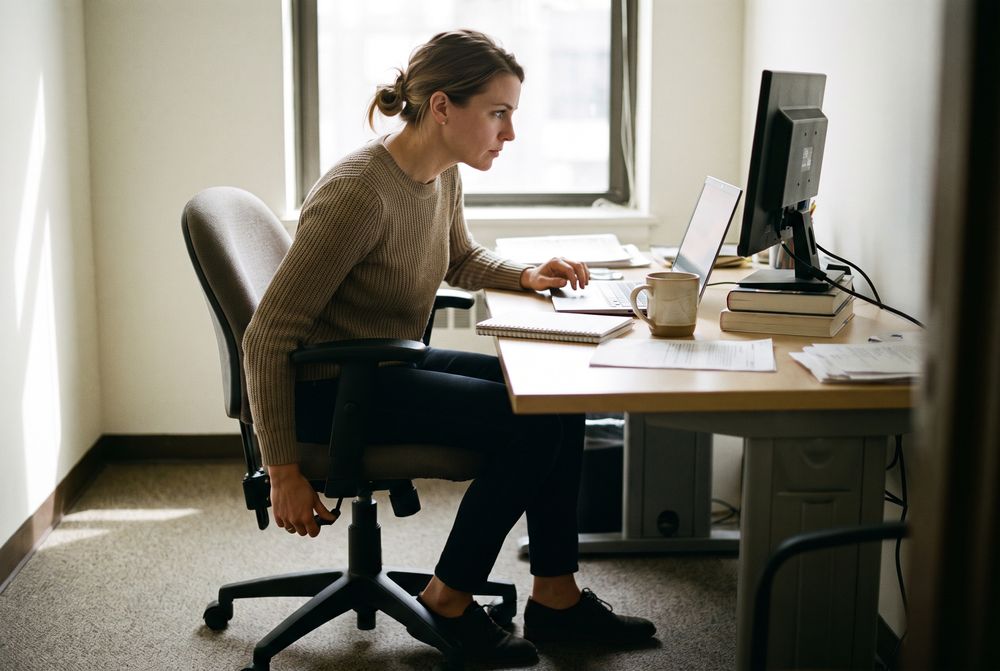 desk posture peoria
